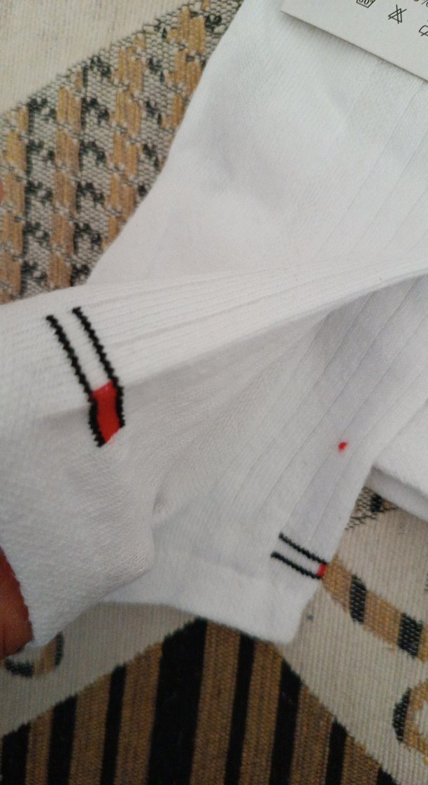 Tommy Hilfiger Beyaz Mini Çorap 2'li - Görsel 2