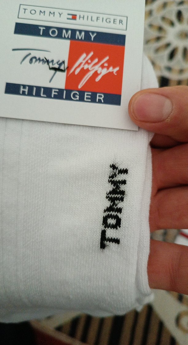 Tommy Hilfiger Beyaz Mini Çorap 2'li - Görsel 3
