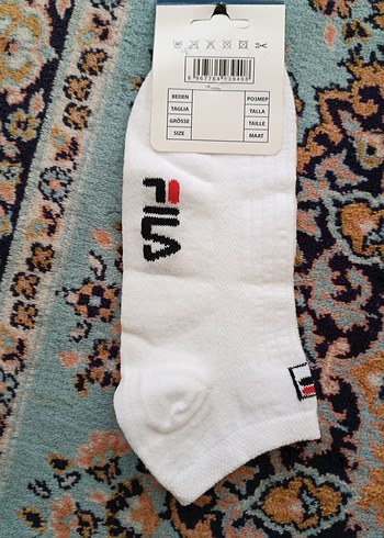Fila Beyaz Mini Erkek Çorap - Görsel 2