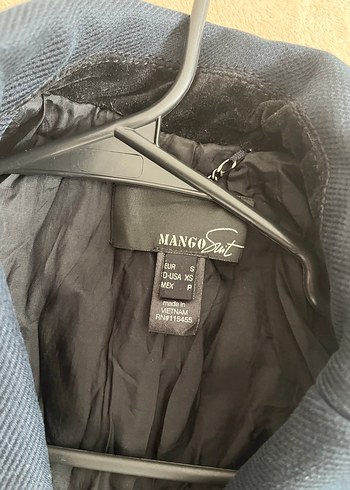 Düğmeli Lacivert Denim Kadın Midi Kaban - Görsel 4