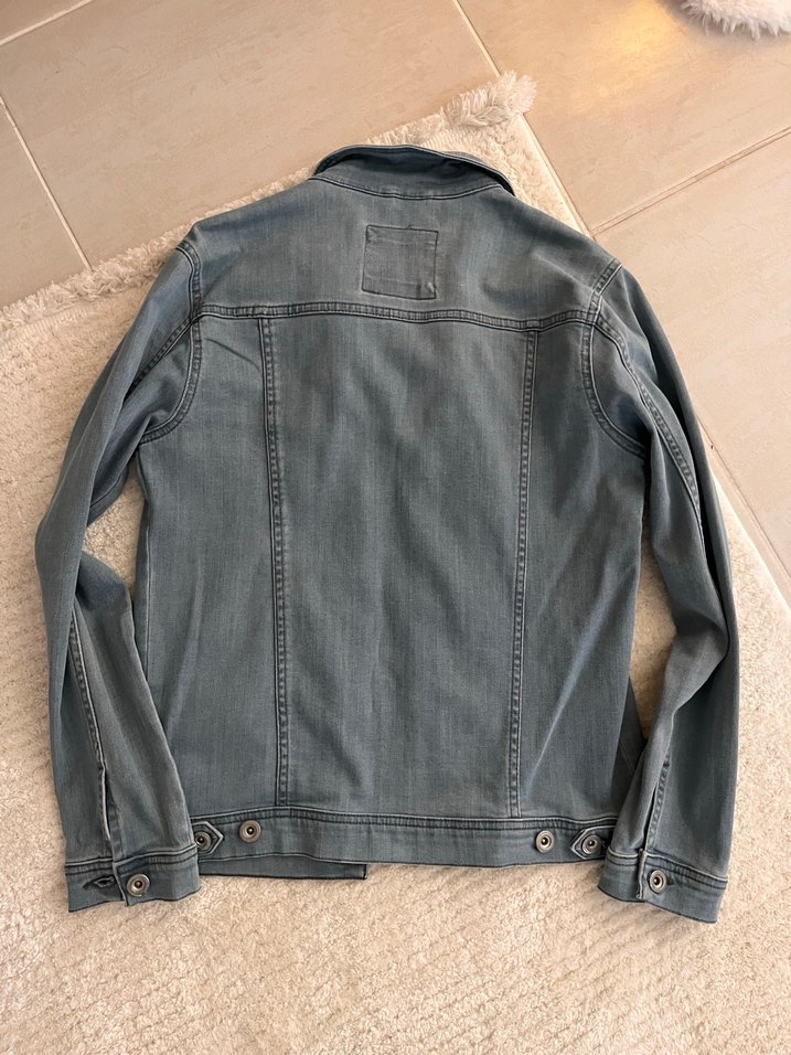 Erkek denim kot Ceket - Görsel 5