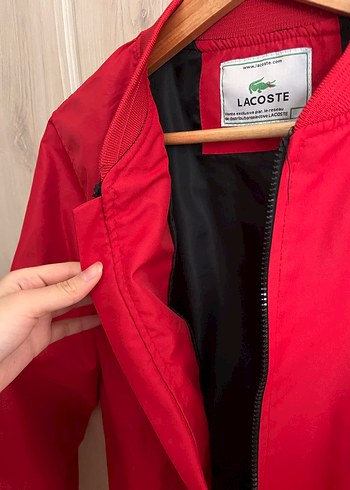 Kırmızı Erkek  Fermuarlı Ceket - Görsel 4