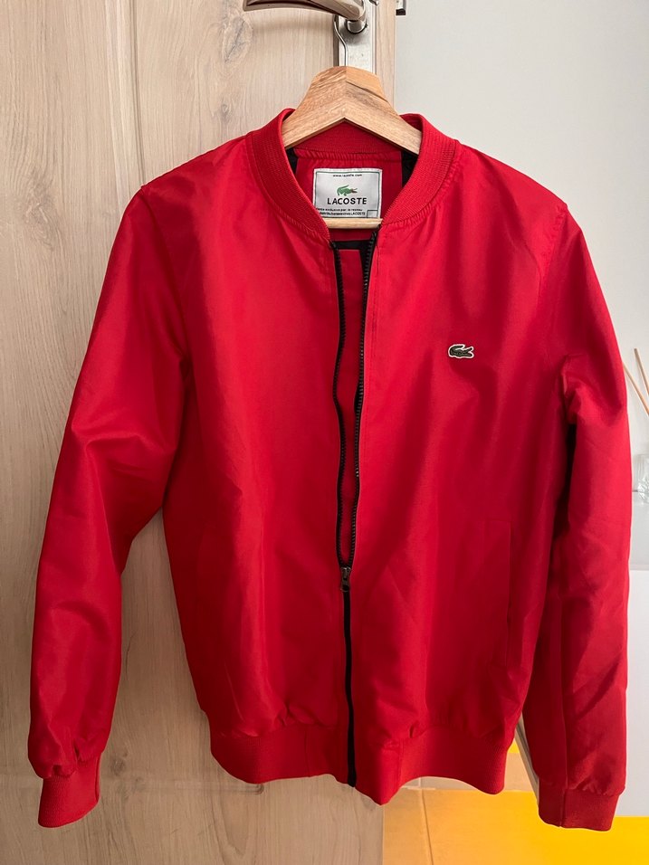 Kırmızı Erkek  Fermuarlı Ceket - Görsel 5