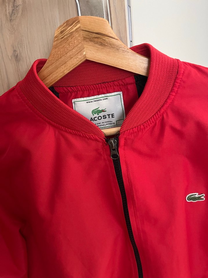 Kırmızı Erkek  Fermuarlı Ceket - Görsel 3