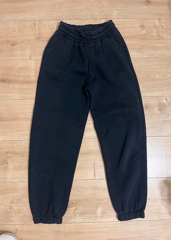 Siyah Rahat Kesim Kadın Eşofman Altı - Görsel 3