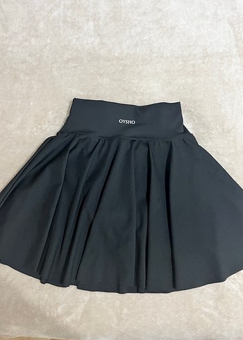 Oysho Siyah Pilili şort  Etek - Görsel 2