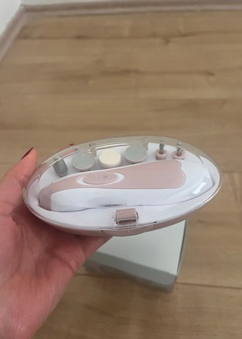 2 Li Pastel Pembe Elektrikli Tırnak Seti - Görsel 2