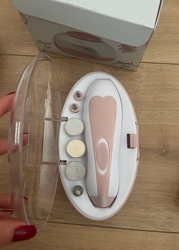 2 Li Pastel Pembe Elektrikli Tırnak Seti - Görsel 3