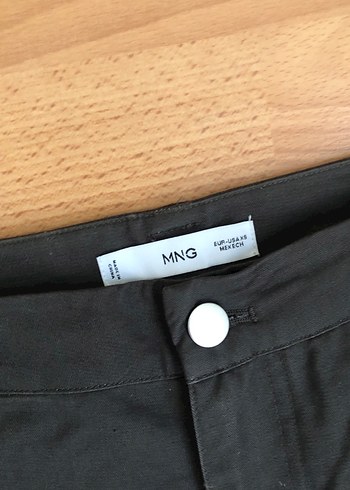 xs Beden siyah Renk Düğmeli Siyah Midi Kadın Kot Pantolon