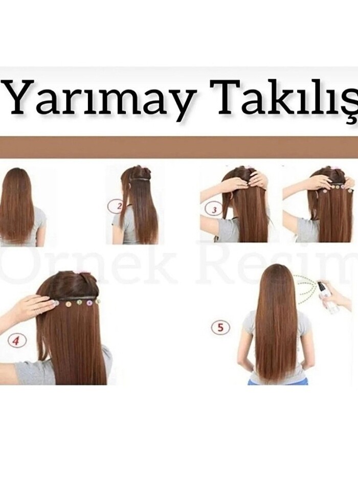 Yarım ay çıt çıt + 2 yan çıt çıt - Görsel 2