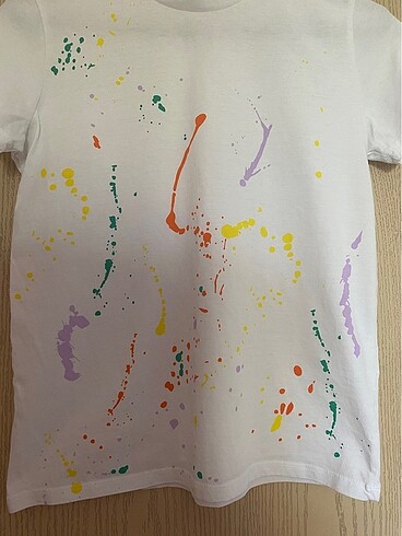 11-12 Yaş Beden beyaz Renk Defacto tshirt