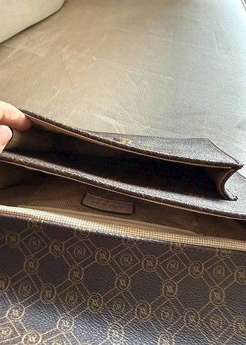 Kahverengi Deri Kadın Çanta - Görsel 6