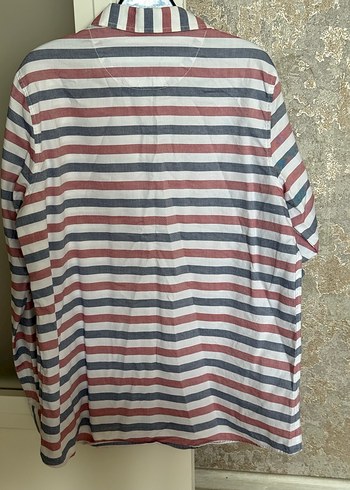 Uspolo Çizgili Kadın Gömlek - Görsel 4