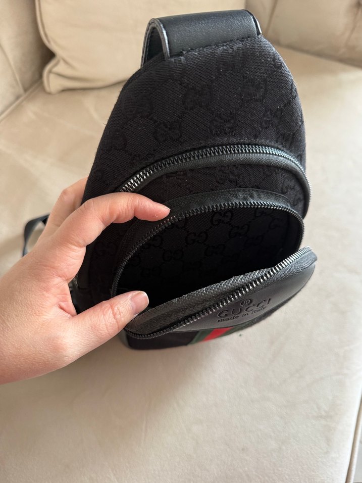 Siyah omuz çantası - Görsel 5