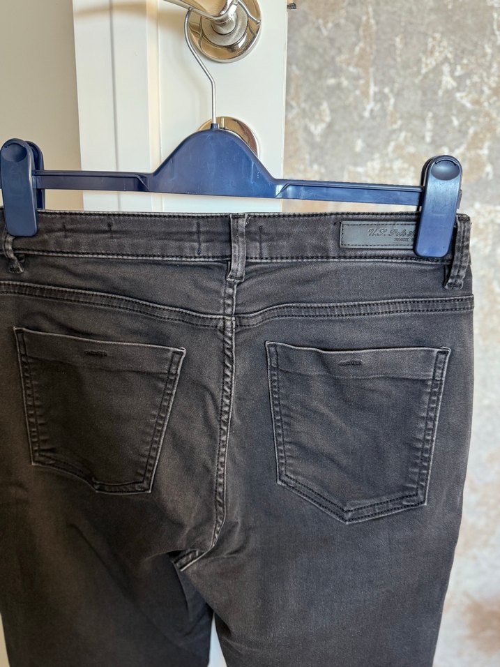 Gri Kadın Denim Pantolon - Görsel 5