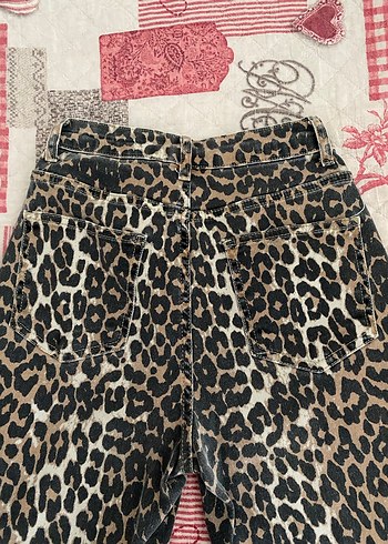 Leopar Desenli Pantolon - Görsel 5