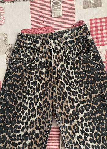 Leopar Desenli Pantolon - Görsel 2