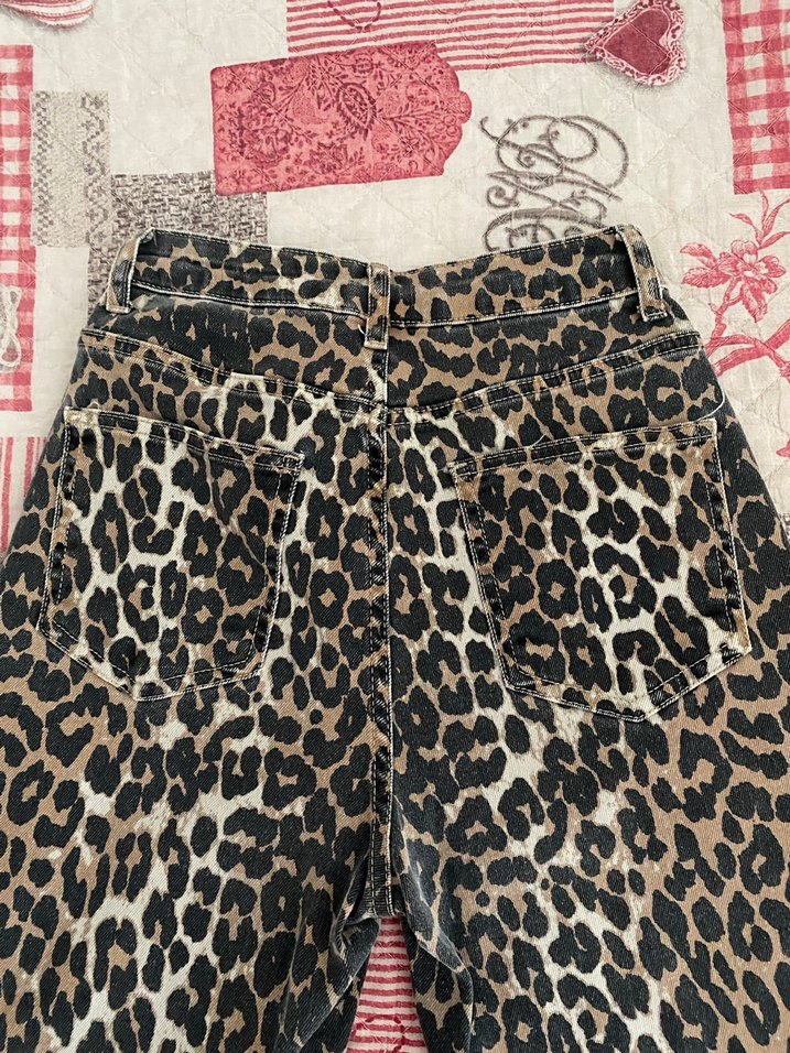 Leopar Desenli Pantolon - Görsel 5