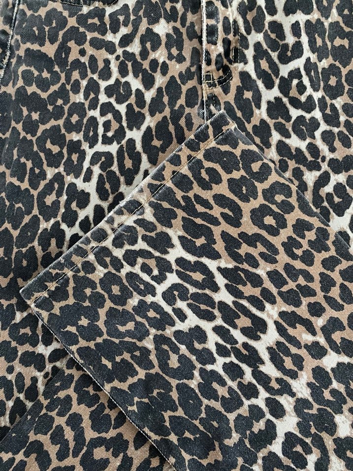 Leopar Desenli Pantolon - Görsel 4