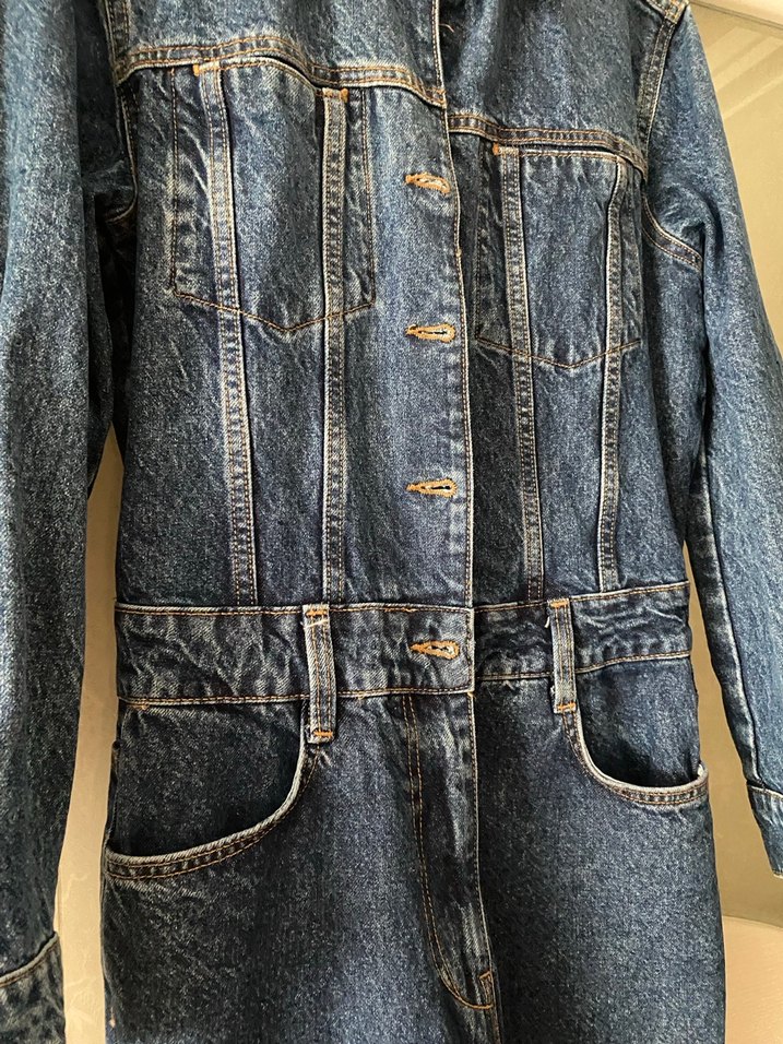 Zara denim tulum - Görsel 3