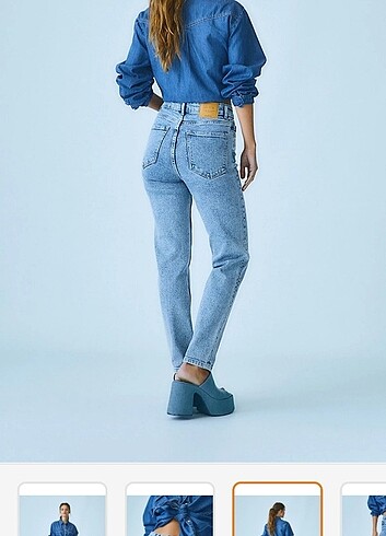 Stradivarius mom jean - Görsel 2