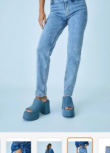 Stradivarius mom jean - Görsel 3