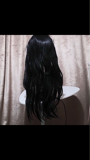 REZERVE Siyah uzun cosplay peruk