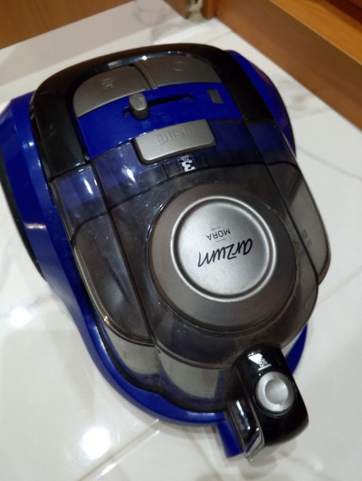 Mavi ve Gri Azur MORA Elektrikli Süpürge - Görsel 4