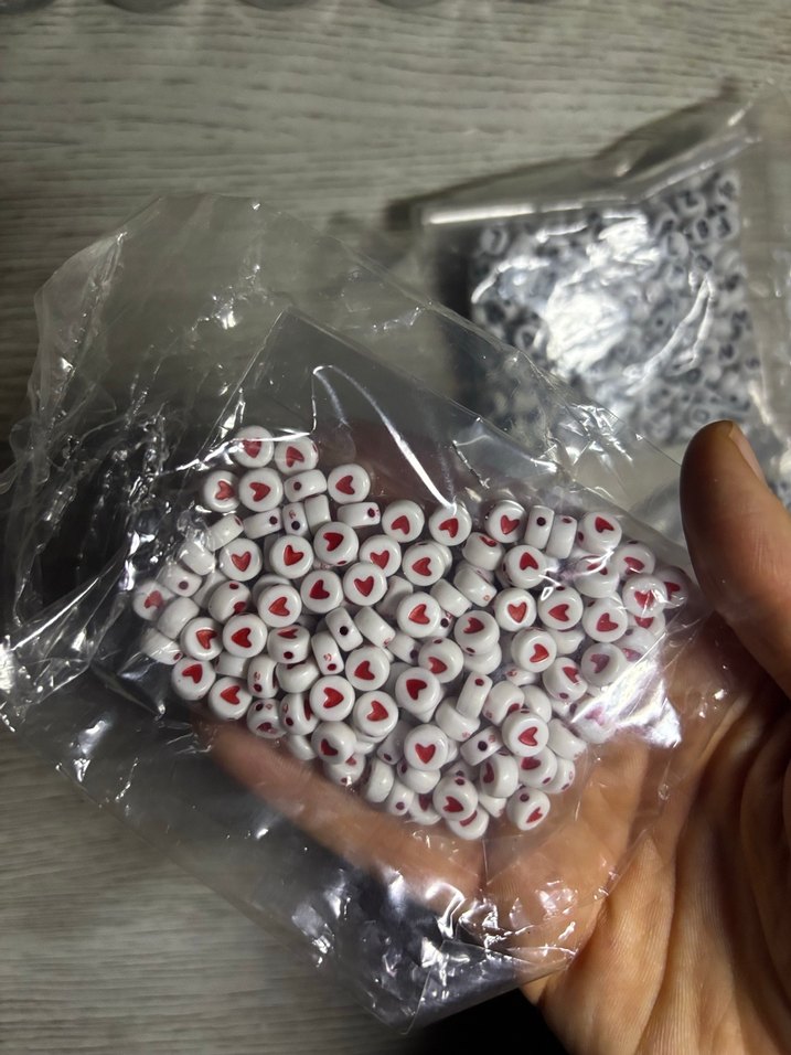 Kalp ve Harf Taşlar 7mm - Görsel 3