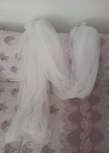 Mediha cambaz tasarım Beyaz Uzun Bohem Gelinlik - Görsel 9