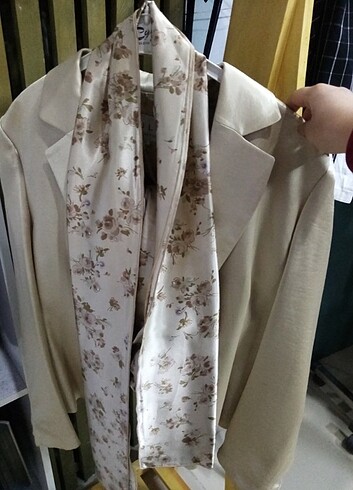 44 Beden Saten vintage elbise ceket