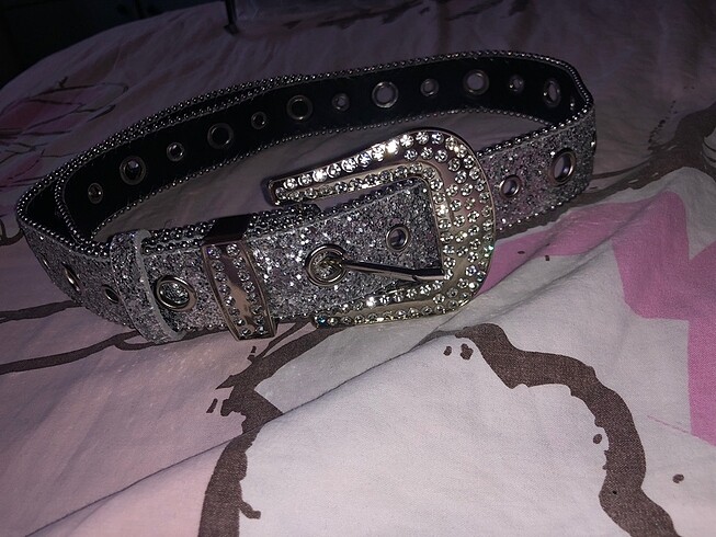 y2K rhinestone bb belts