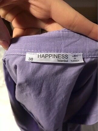Happiness mor gömlek 38 beden