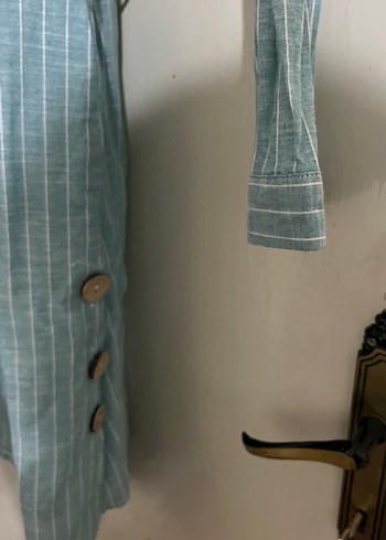 Mavi Çizgili Uzun Kollu Tunik - Görsel 2