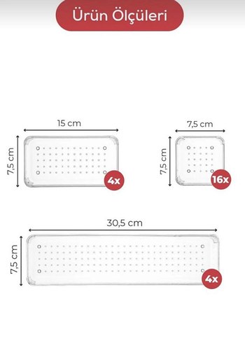 Vienev 24'lü Çekmece İçi Aksesuar Takı Ve Makyaj Düzenleyici - Görsel 3