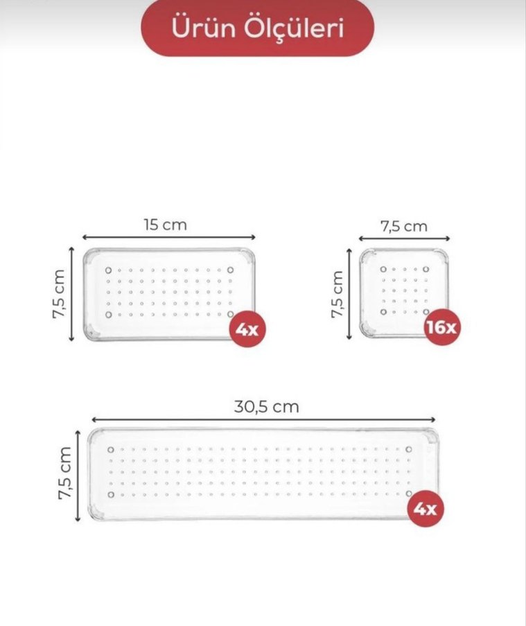 Vienev 24'lü Çekmece İçi Aksesuar Takı Ve Makyaj Düzenleyici - Görsel 3