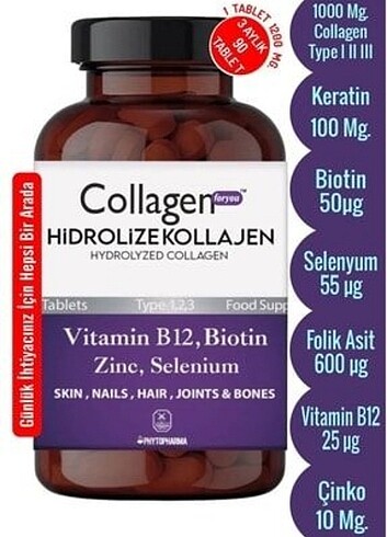 Collagen For You Hidrolize Kolajen Type 1-2-3