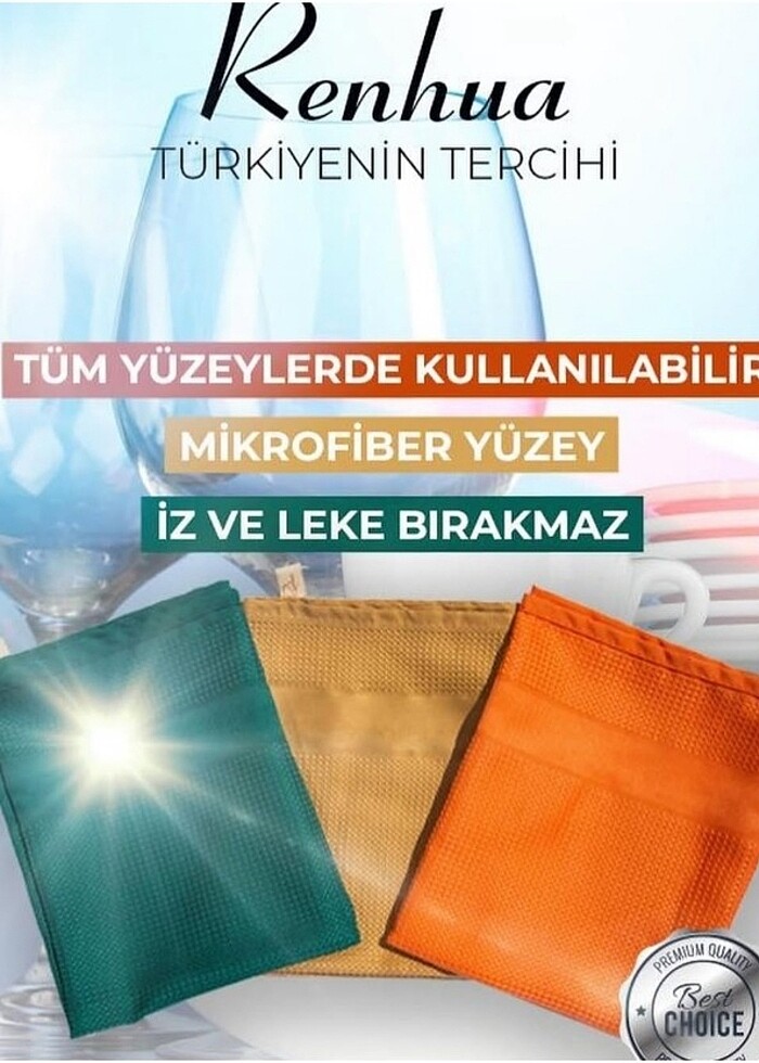 Renhua mikrofiber bez  - Görsel 2