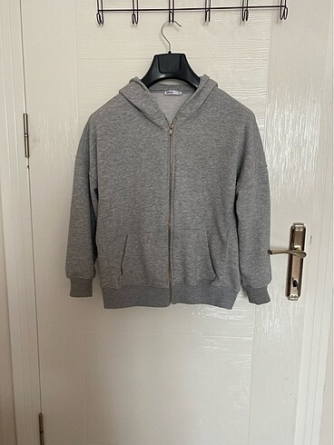 Oversize kapüşonlu hırka