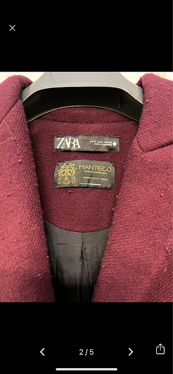 Zara Zara manteco kaban