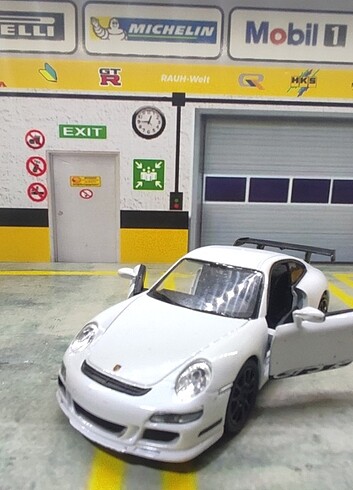 Beden Renk Porsche 911 GT3 RS modeli metal diecast oyuncak araba