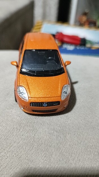 Fiat Grande Punto modeli metal diecast oyuncak araba 