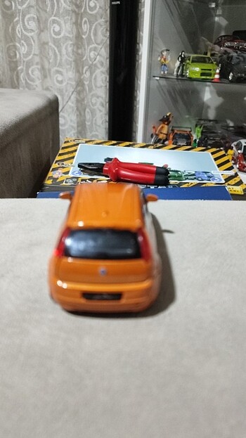 Beden Renk Fiat Grande Punto modeli metal diecast oyuncak araba