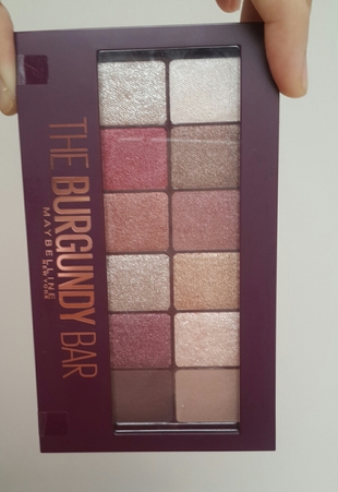 maybelline the burgundy bar far paleti 