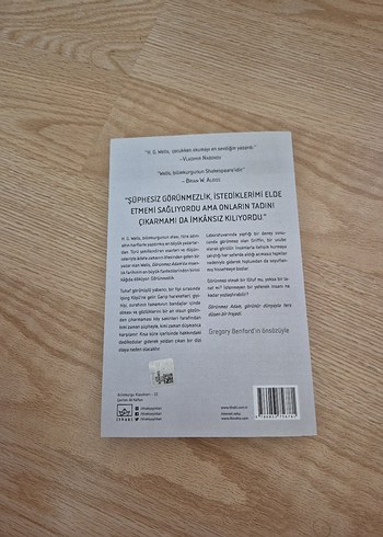 Beden H. G. Wells - Görünmez Adam Romanı