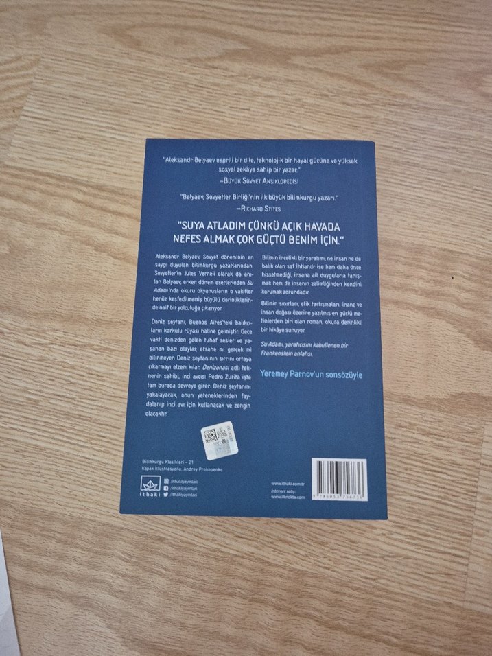 Aleksandr Belyaev - Su Adamı Romanı - Görsel 2