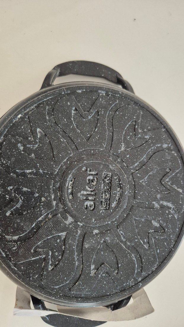 Alkar Hanumeli Siyah Tava 20 cm granit - Görsel 3