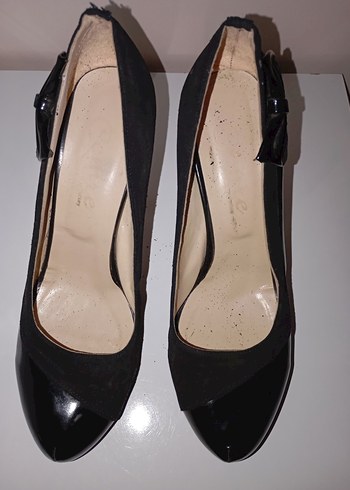 Siyah Fiyonklu Kadın Stiletto - Görsel 2