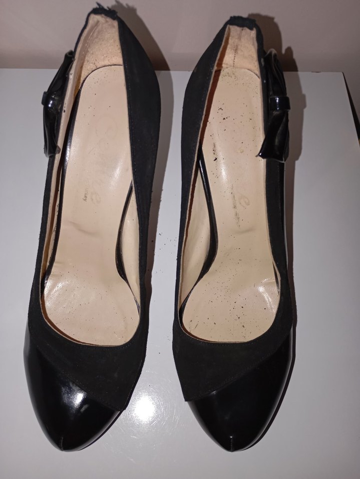 Siyah Fiyonklu Kadın Stiletto - Görsel 2