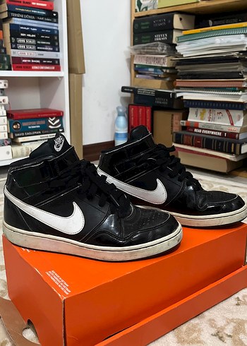 Siyah Nike Velcro Basketbol Ayakkabısı - Görsel 2